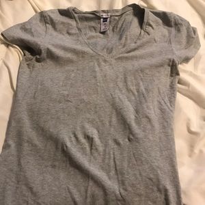 all gray GAP shirt